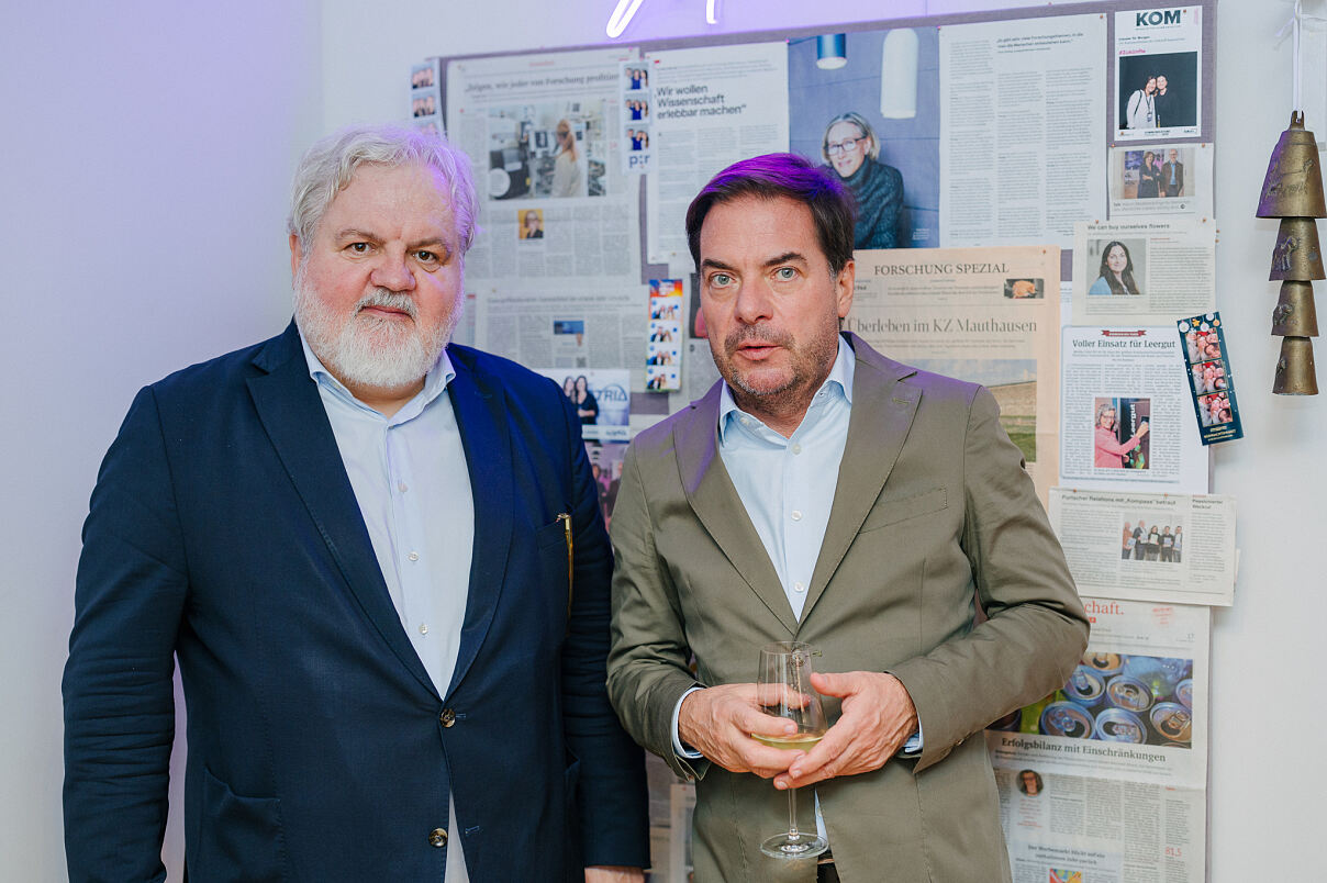 Johannes Bruckenberger, ORF; Rainer Nowak, Die Presse