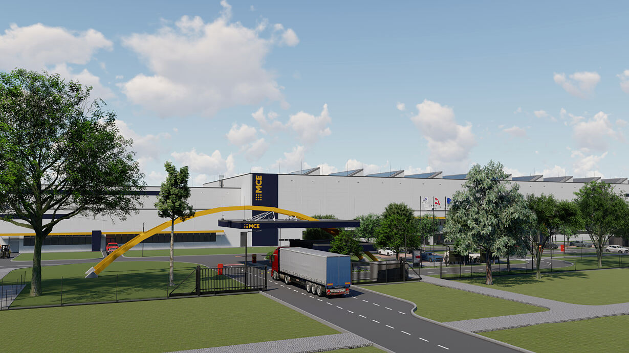 Visualisierung Produktionshalle