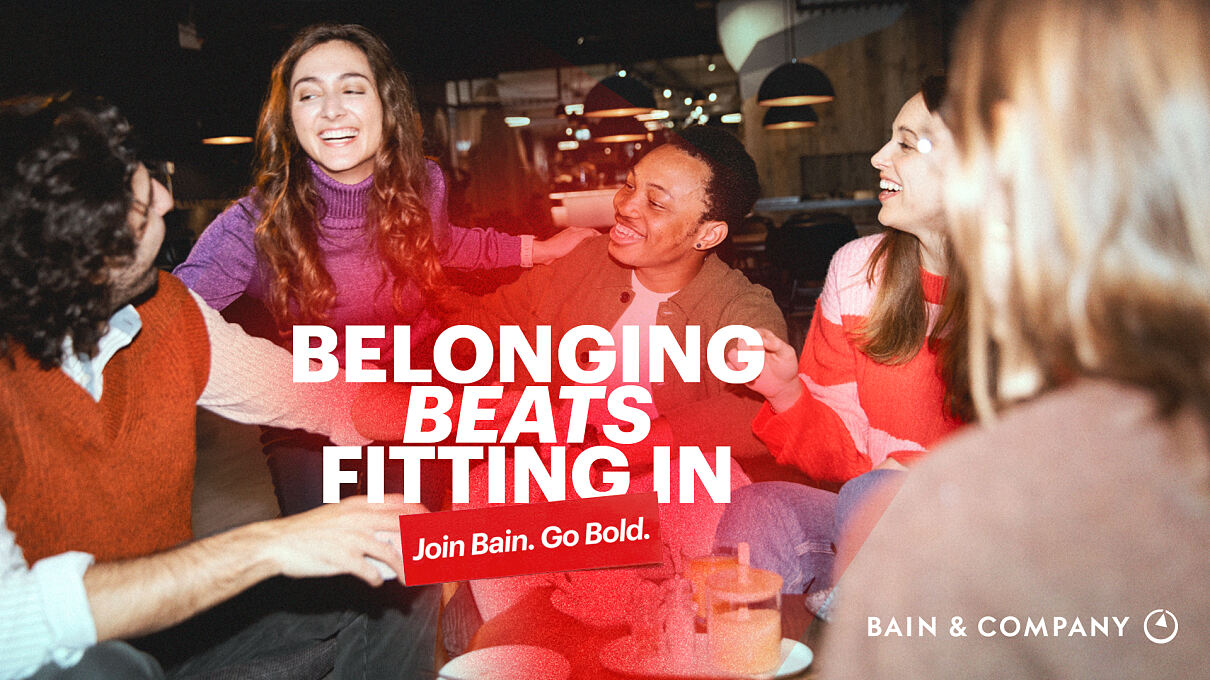 Visual Recruiting-Kampagne Go Bold.