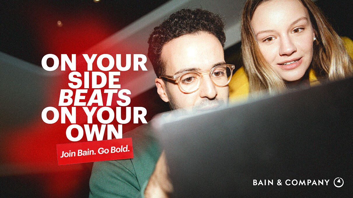 Visual Recruiting-Kampagne Go Bold.