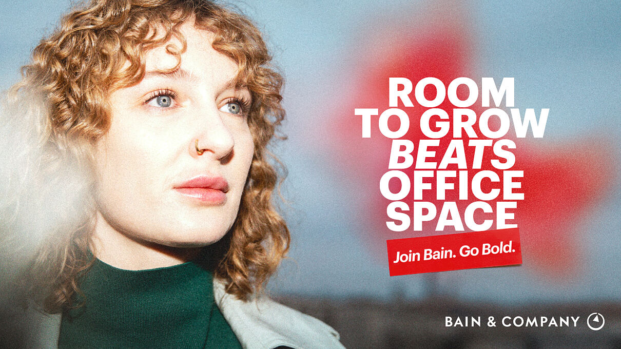 Visual Recruiting-Kampagne Go Bold.