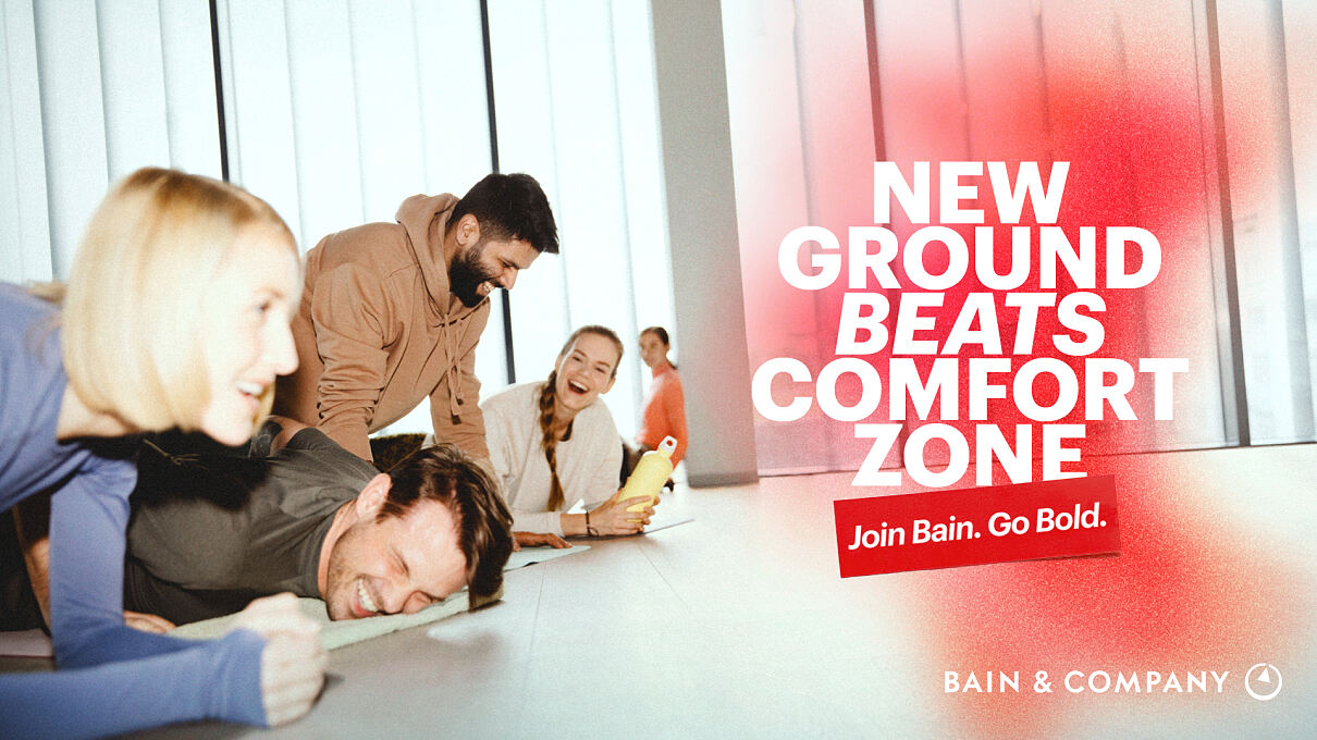 Visual Recruiting-Kampagne Go Bold.