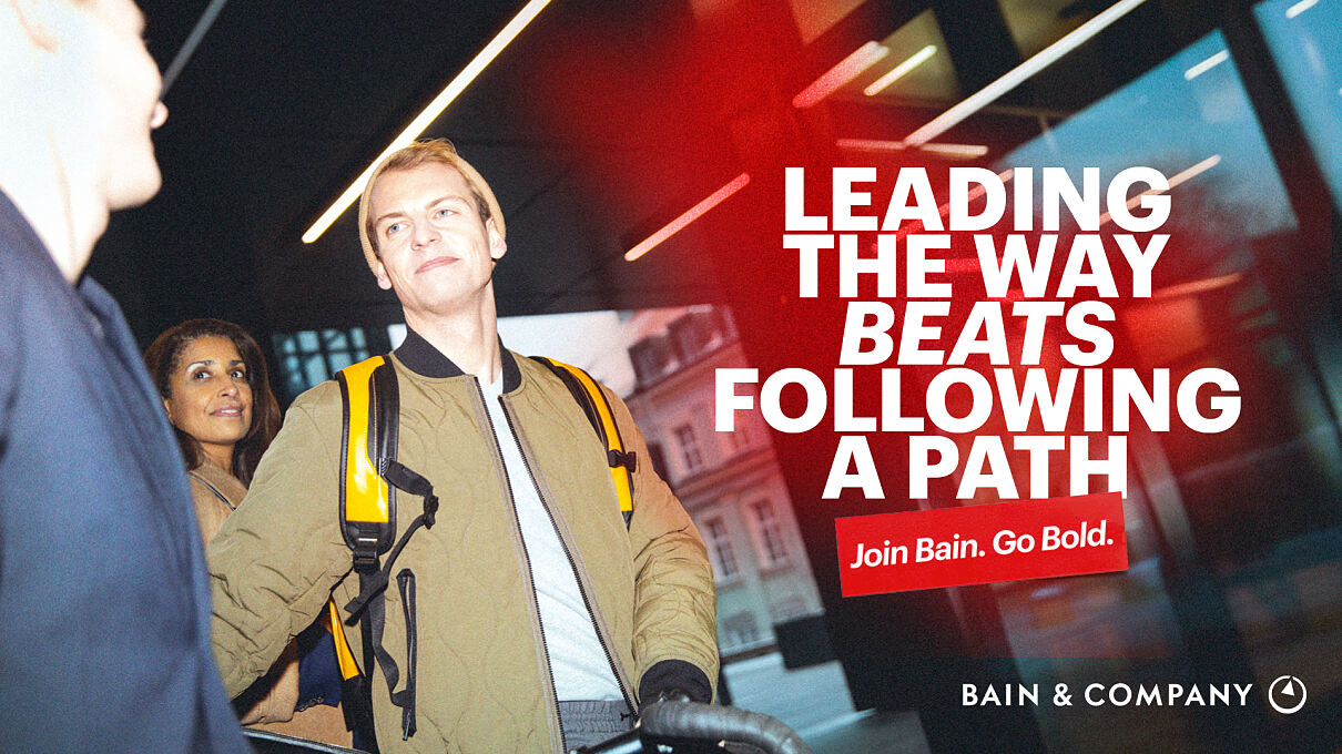 Visual Recruiting-Kampagne Go Bold.