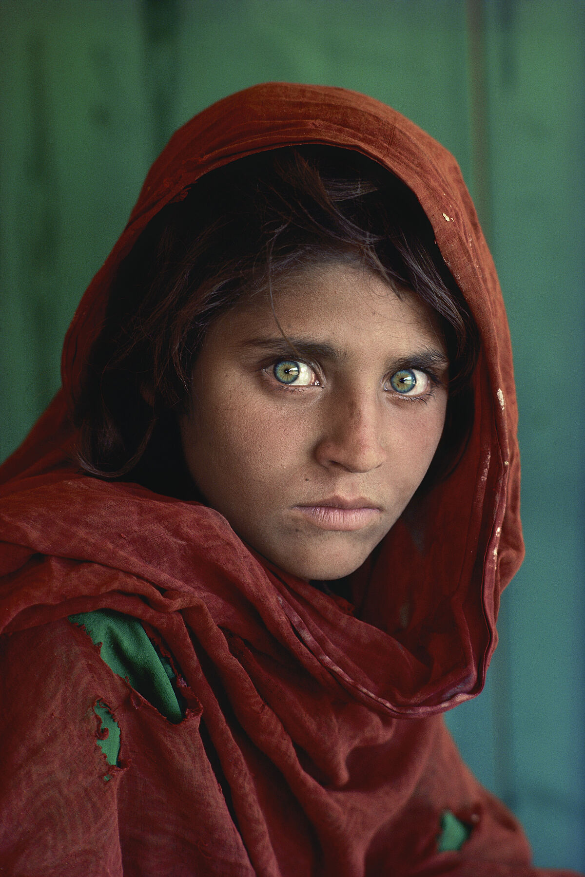 Das afghanische Mädchen Sharbat Gula, Pakistan, 1984
