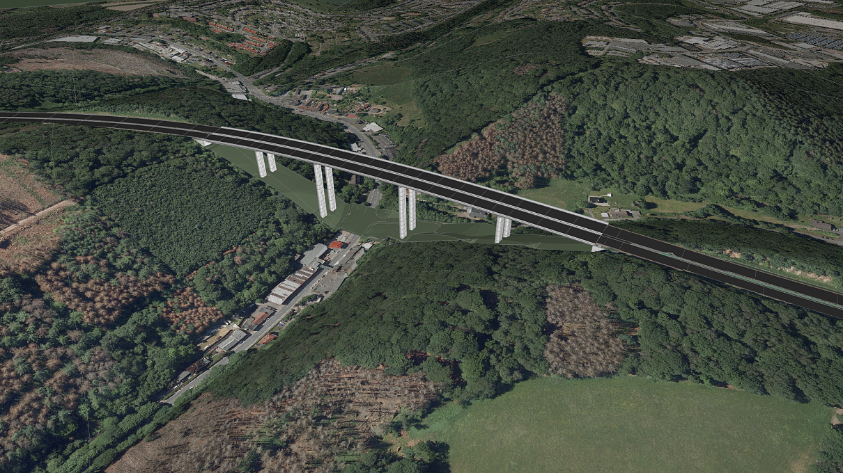 Visualisierung Talbrücke Rahmede