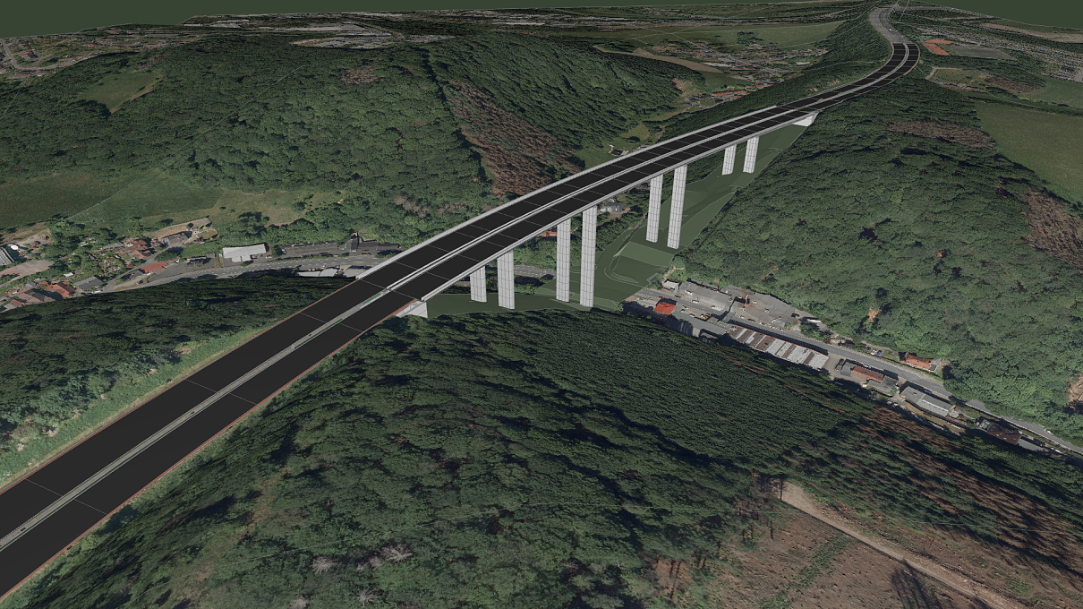 Visualisierung Talbrücke Rahmede