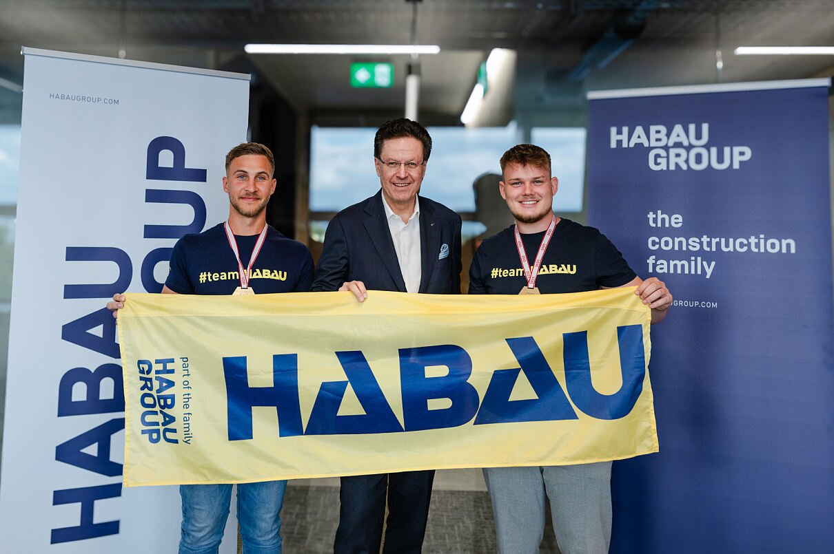HABAU GROUP CEO gratuliert Nachwuchskräften zu Gold bei EuroSkills