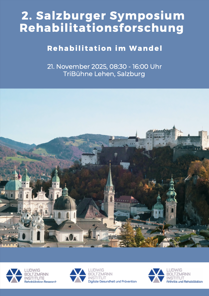 Broschüre & Programm 2. Salzburger Symposium Rehabilitationsforschung